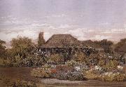 Edward La Trobe Bateman The homestead,Cape Schanck oil